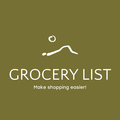 Earth - Back to the Basics: Grocery List